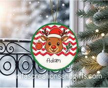 Load image into Gallery viewer, Reindeer Family Individual Personalize Ornaments