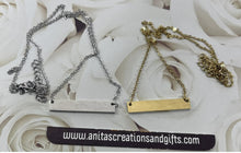 Load image into Gallery viewer, Personalized Horizonal Bar Necklace