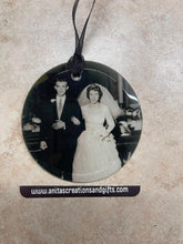 Load image into Gallery viewer, Glass Ornament keepsake - with your personal photo