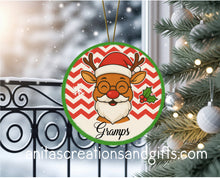 Load image into Gallery viewer, Reindeer Family Individual Personalize Ornaments