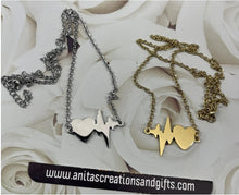 Load image into Gallery viewer, Personalize Heartbeat Necklace