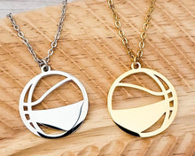 Load image into Gallery viewer, Personalized Basketball Necklace