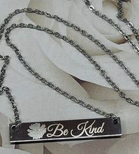 Load image into Gallery viewer, Personalized Horizonal Bar Necklace