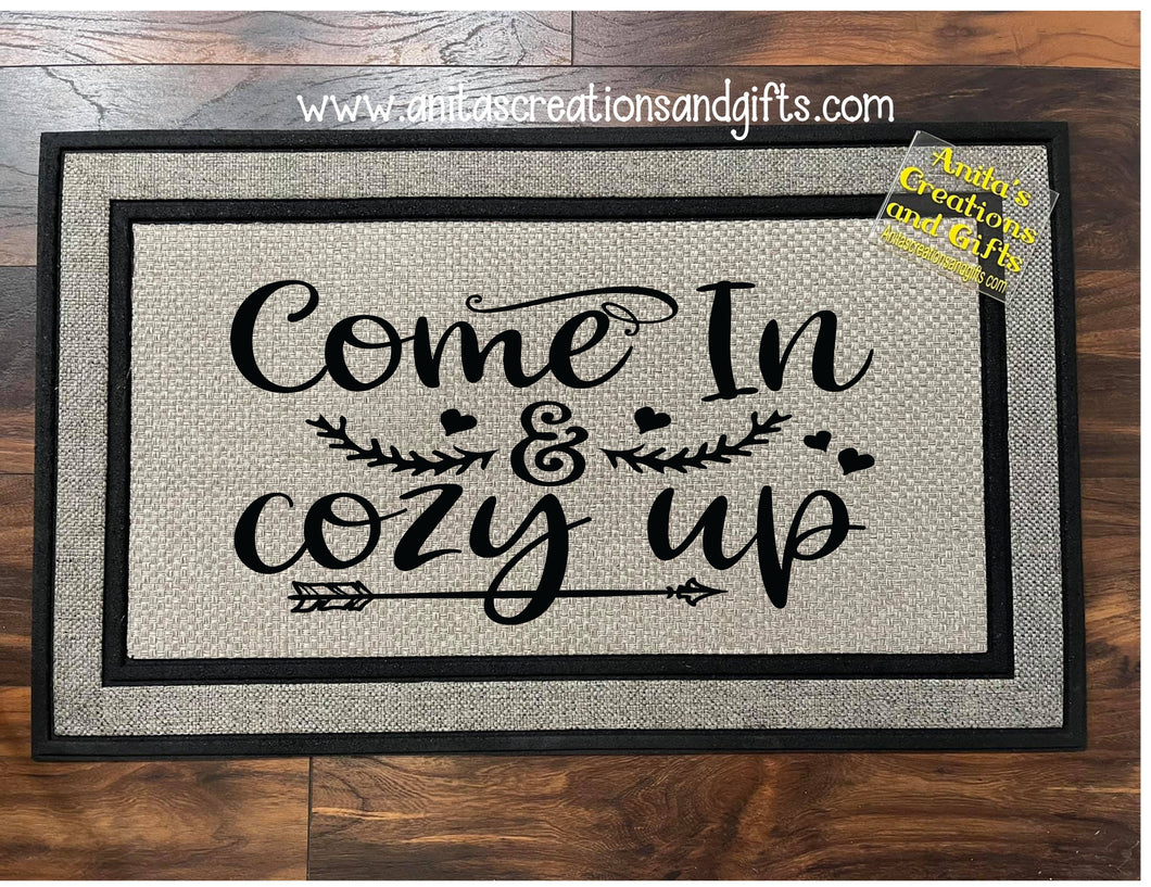 Door mat - Come In & Cozy Up