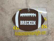 Load image into Gallery viewer, Football Bag Tag