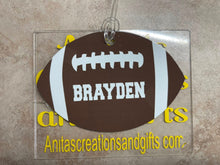 Load image into Gallery viewer, Football Bag Tag