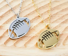 Load image into Gallery viewer, Personalized Football Necklace