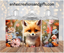 Load image into Gallery viewer, Cuddly soft fox kids sippy/tumbler
