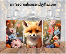 Load image into Gallery viewer, Cuddly soft fox kids sippy/tumbler
