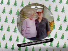 Load image into Gallery viewer, Glass Ornament keepsake - with your personal photo
