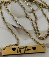 Load image into Gallery viewer, Personalized Horizonal Bar Necklace