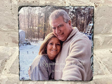 Load image into Gallery viewer, Slate - Square design Personalized with photo and optional words