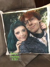 Load image into Gallery viewer, Pillow Cover - Personalized with one photo or several