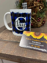 Load image into Gallery viewer, Assorted designs of Initial Coffee Cups
