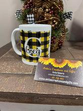 Load image into Gallery viewer, Assorted designs of Initial Coffee Cups