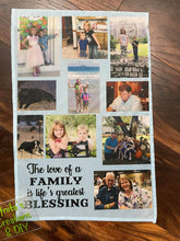 Load image into Gallery viewer, Personalize you own Garden Flag with your photos and a quote of your choice