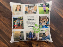 Load image into Gallery viewer, Pillow Cover - Personalized with one photo or several