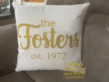Load image into Gallery viewer, Pillow Cover - Wedding, Anniversary or keepsake