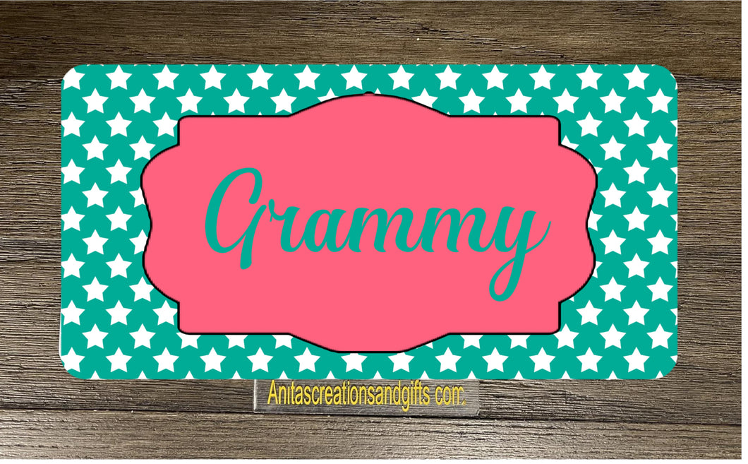 Stars Personalized license plate