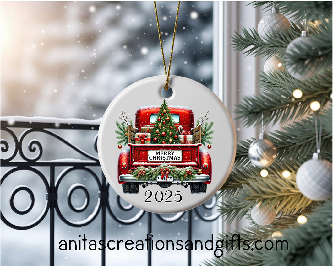 Red Truck Ornament