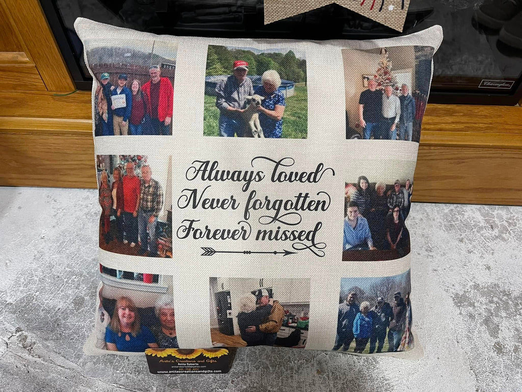 Memorial Pillow Cover