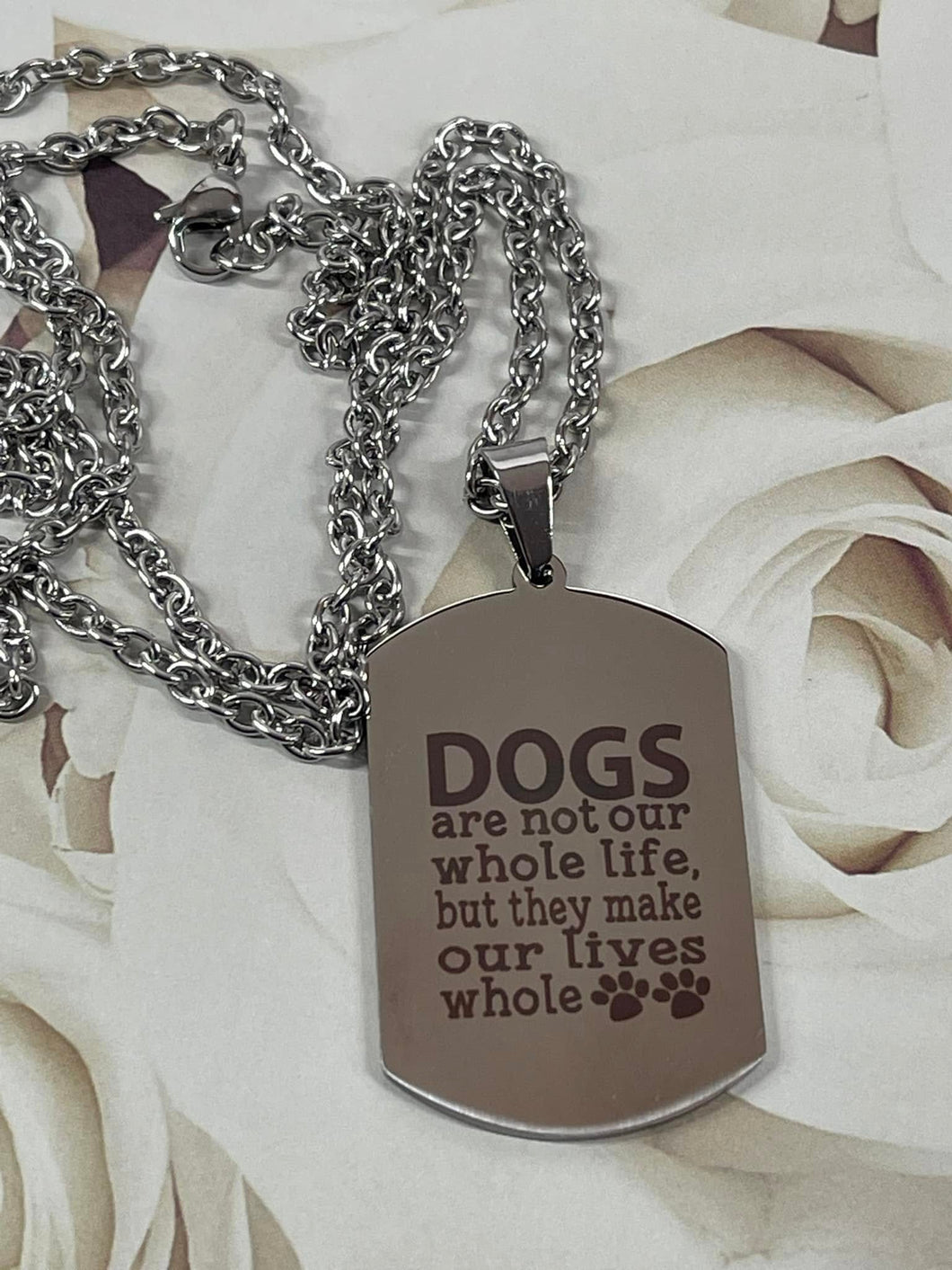 Dog lover necklace