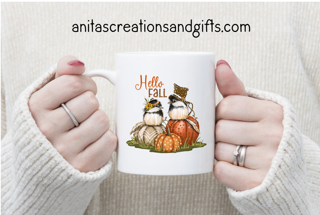 Chickadee Hello Coffee Cup