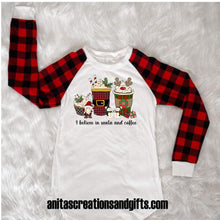 Load image into Gallery viewer, I believe in Santa and Coffee
