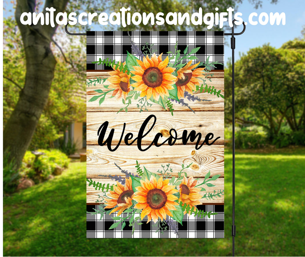 Welcome Garden Flag