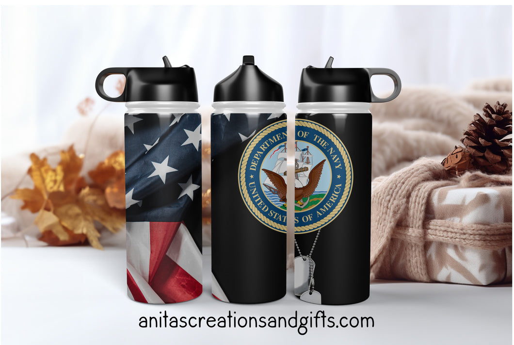 U. S. Navy tumbler or water bottle