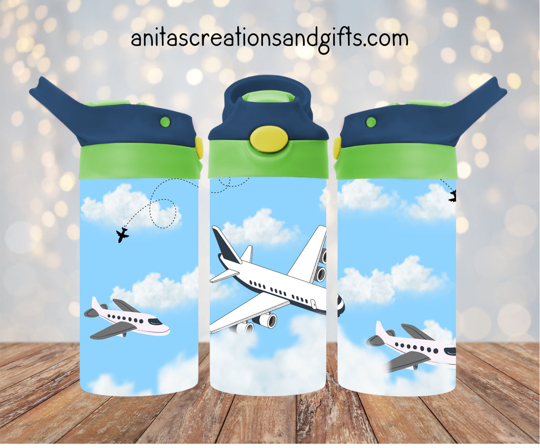 Airplanes - let's fly away Insulated Water Bottle