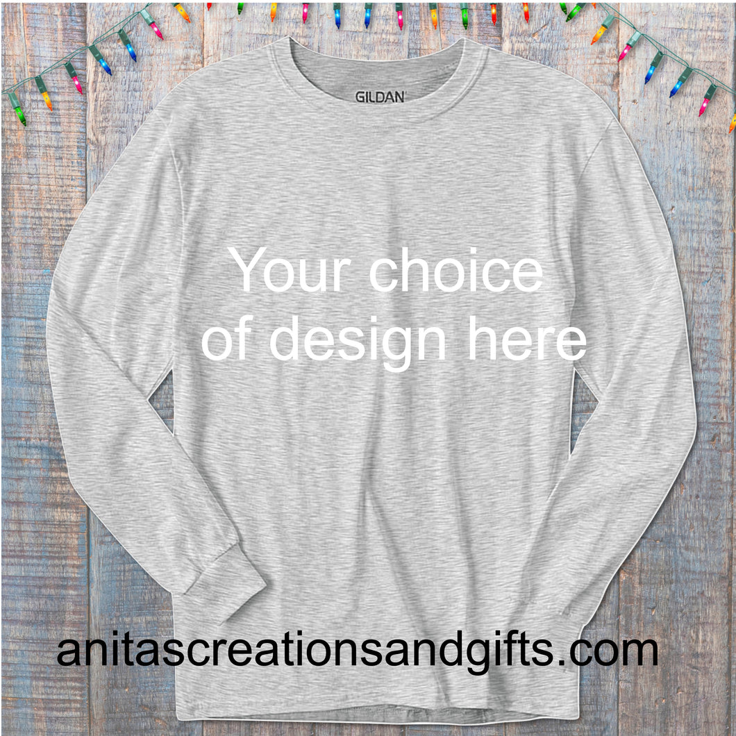 Ash Gray long sleeve tee