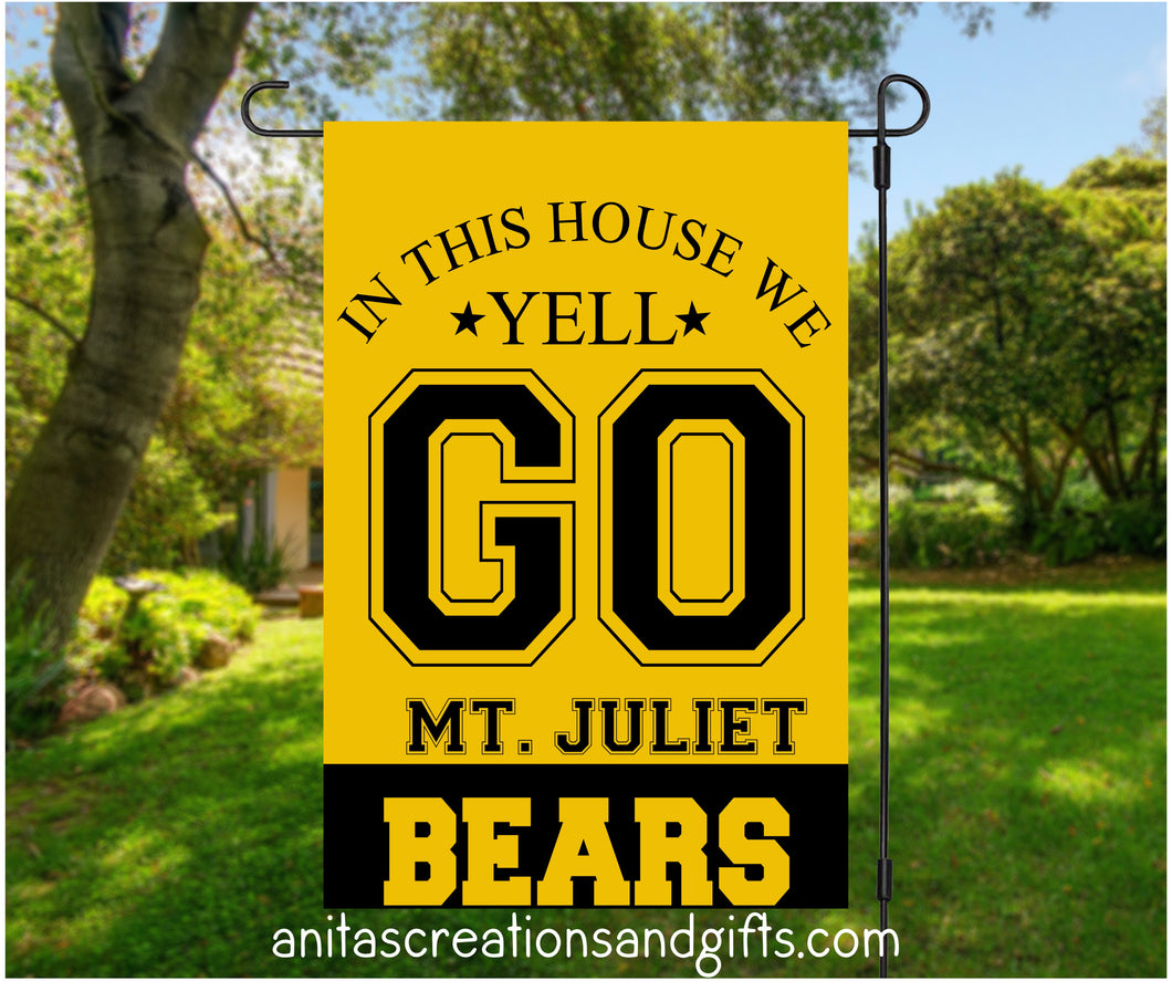 Go Team - Personalized for your team - Garden Flag