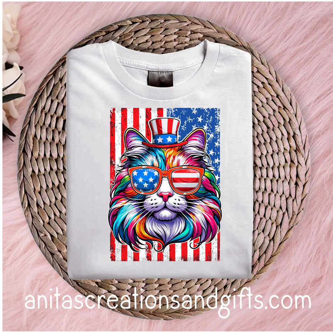 USA Cat Shirt