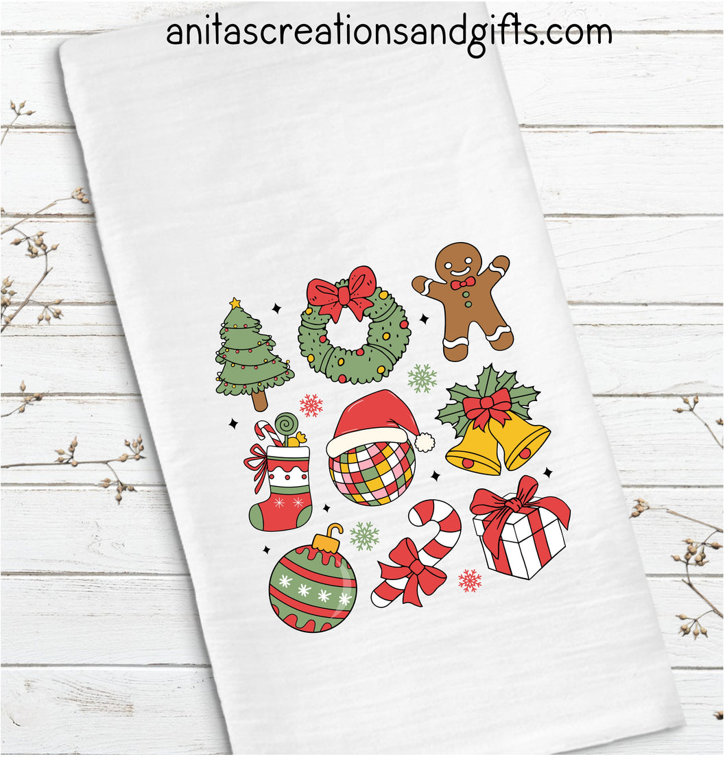 Christmas theme towel