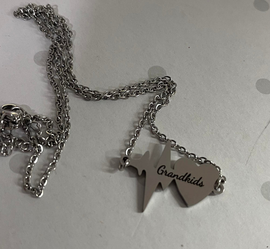 Personalize Heartbeat Necklace