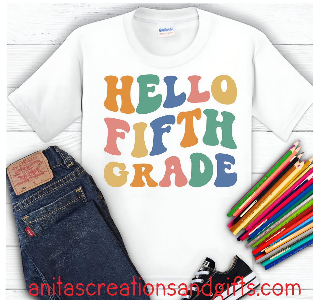 Hello School - Personalize with 4th grade - 6th grade