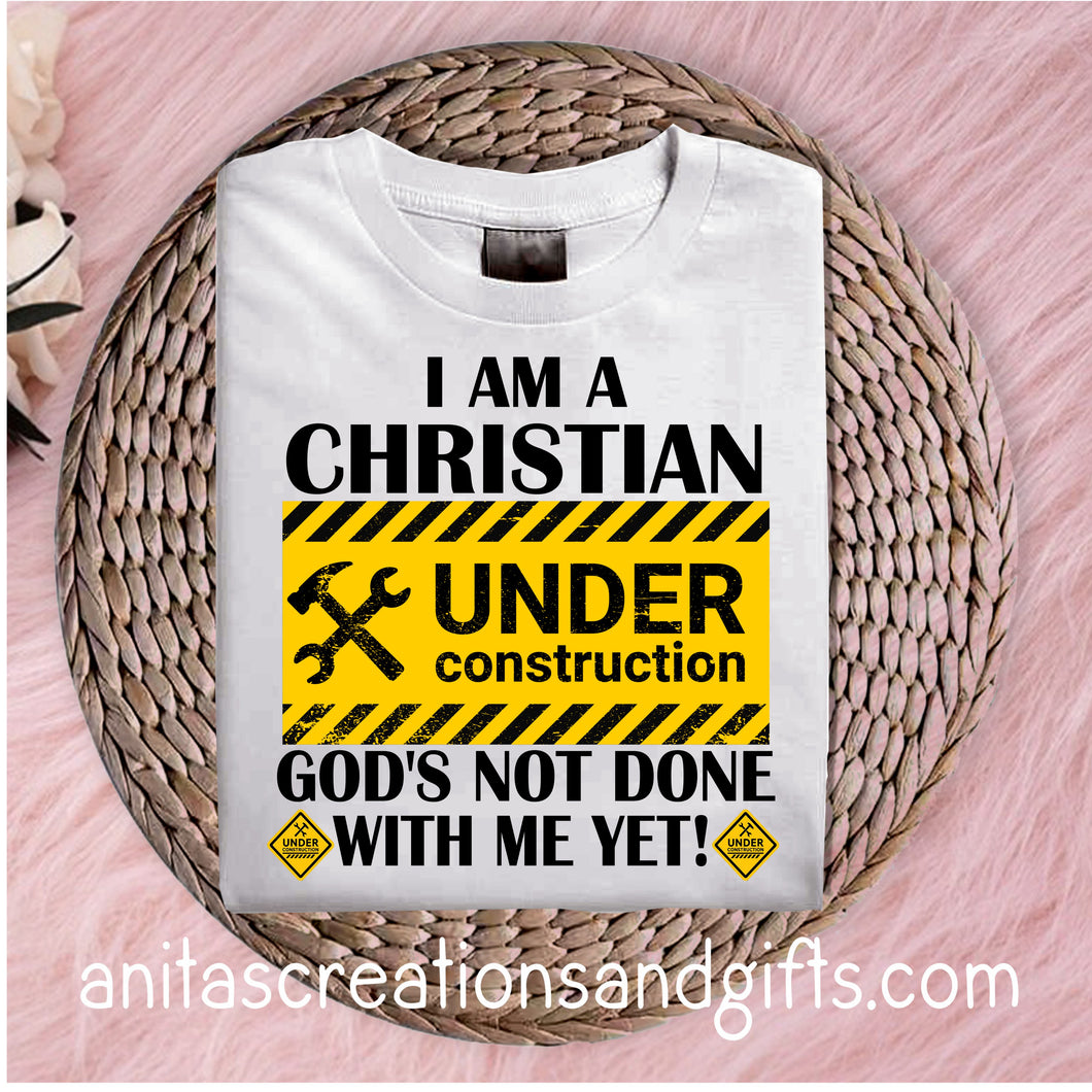 I am a Christian under construction