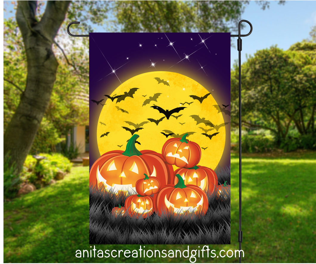 Welcome with Jack o lanterns and bats!