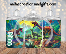 Load image into Gallery viewer, Dinosaur kids sippy/tumbler
