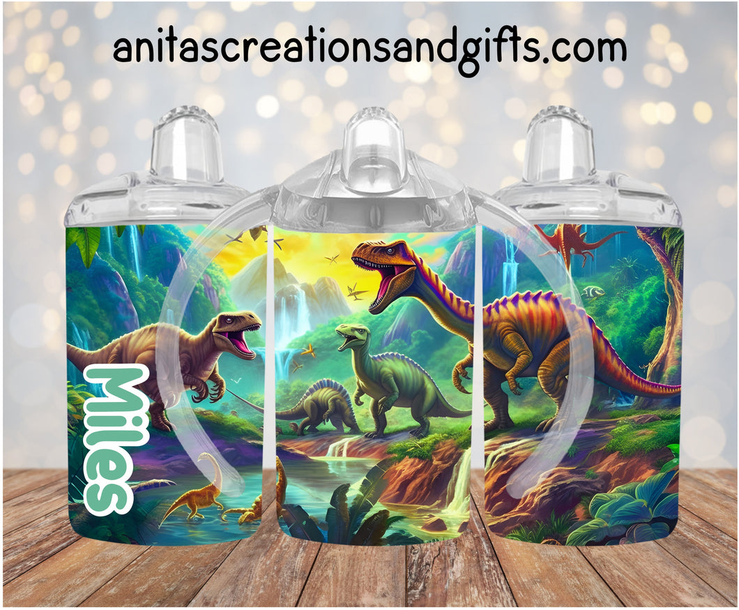 Dinosaur kids sippy/tumbler