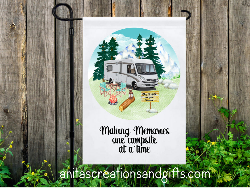 Motor Home garden flag