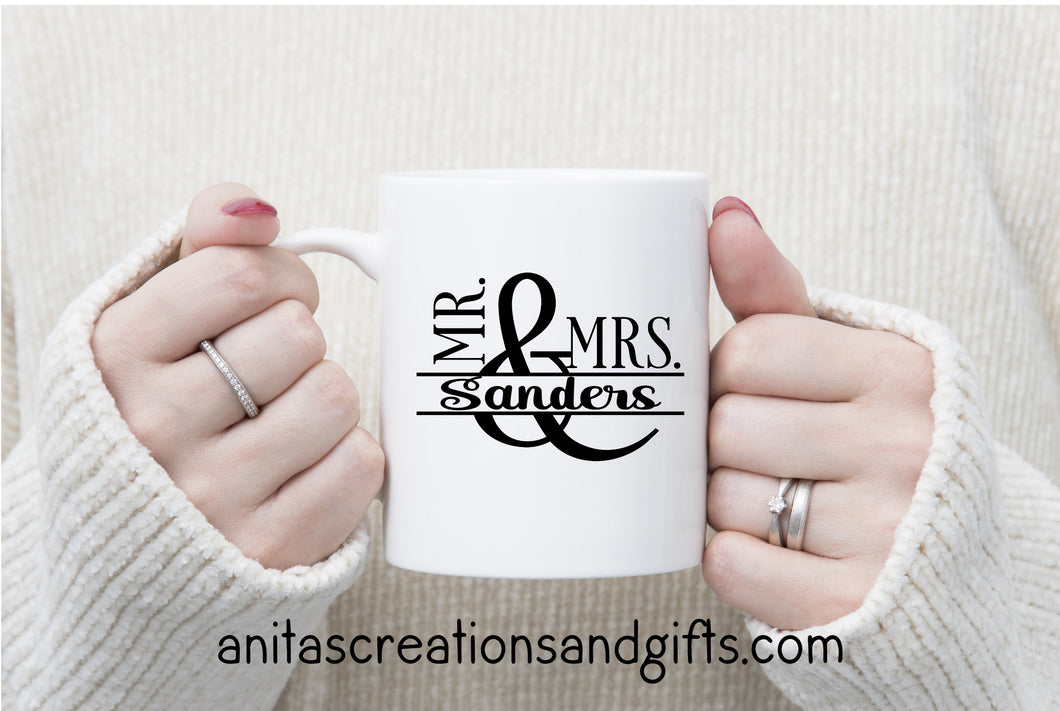 Mr & Mrs Coffee Cup