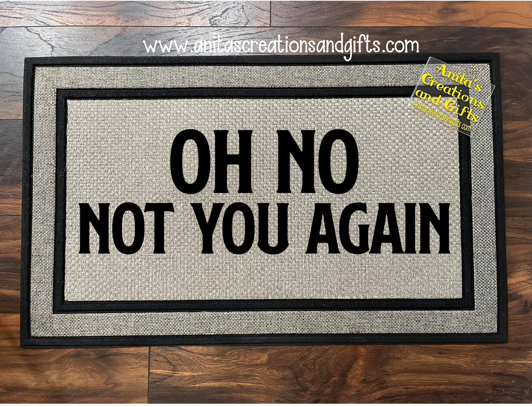 Doormats with a chuckle