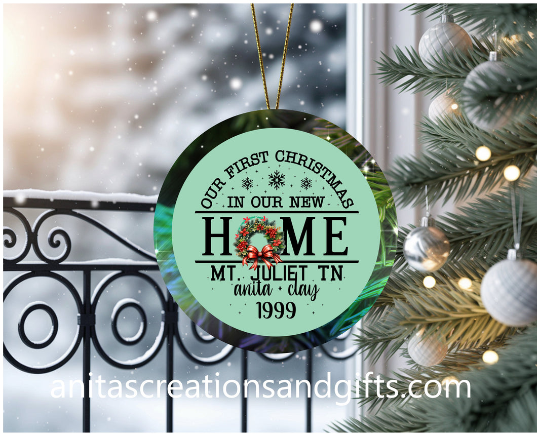 Our First New Home Ornament