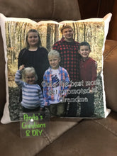 Load image into Gallery viewer, Photos Personalize on a Pillow Cover
