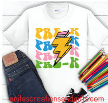 Load image into Gallery viewer, School Shirts supporting grades PreK - 2nd
