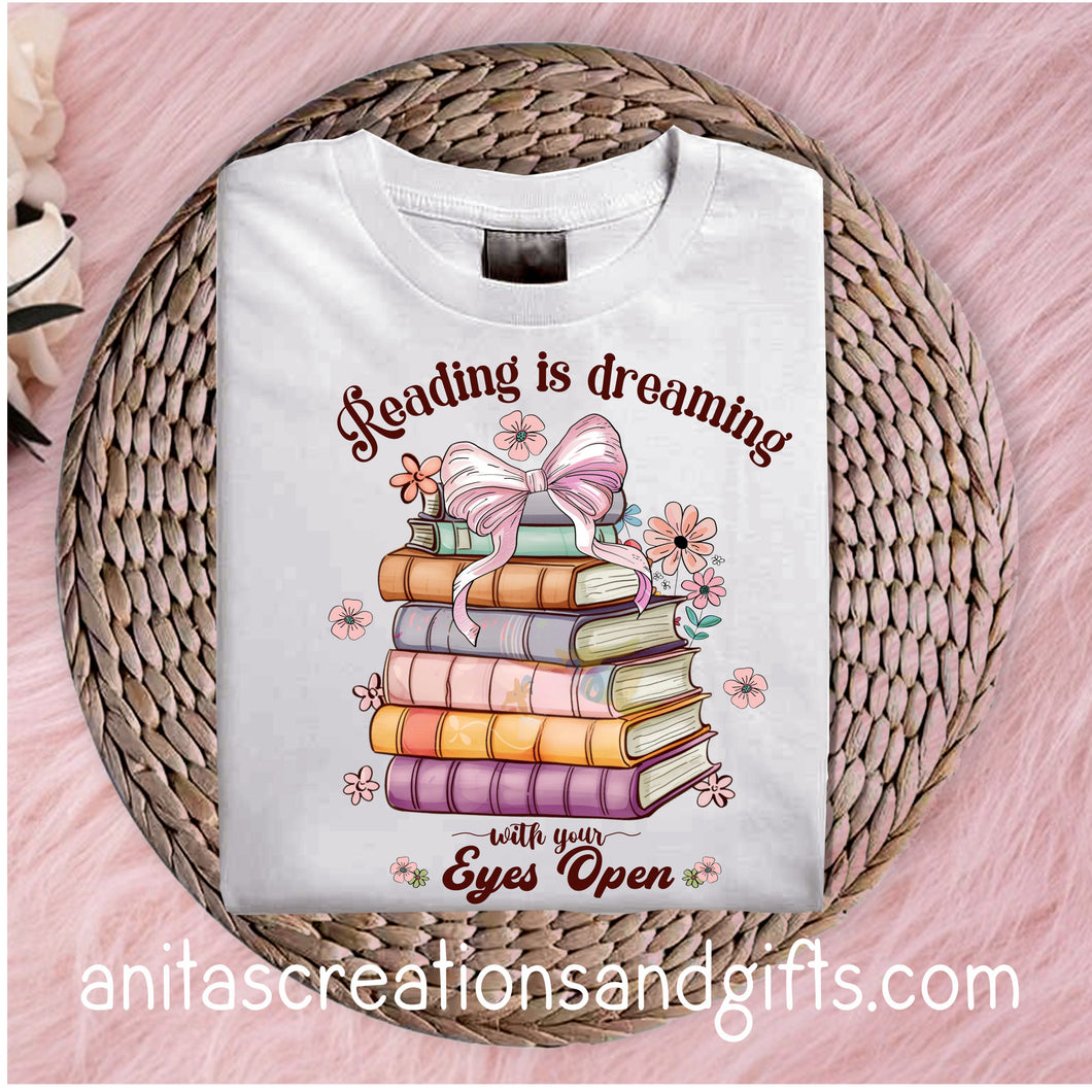 Reading is dreaming with your eyes open