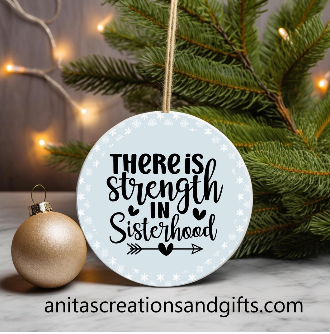Strength in Sisterhood Ornament