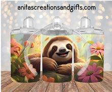 Load image into Gallery viewer, Sloth Kids Cup with or without name added
